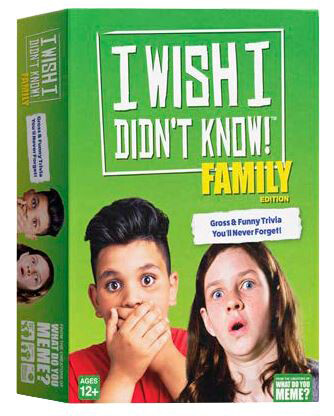 I Wish I Didnt Know Family Ed Brettspill